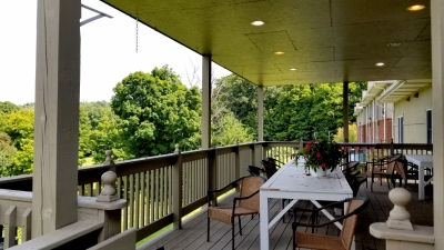 Serra Manor Back Porch